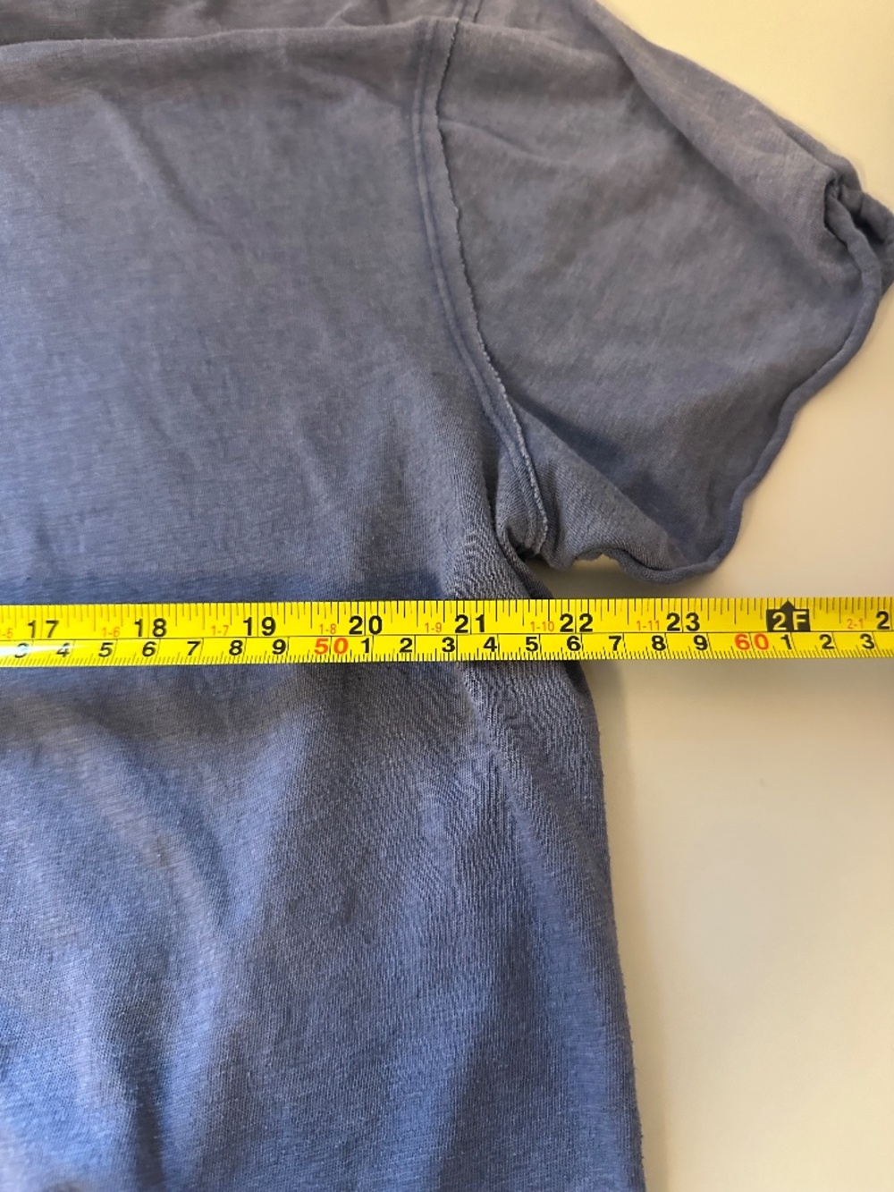 We The Free Oversized Blue Cotton Short Sleeve T-Shirt | Size Medium - Picture 6 of 8